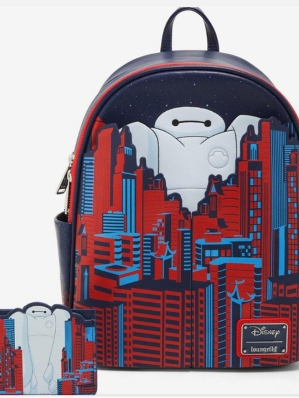 Loungefly Baymax Big Hero 6 City Backpack and Cardholder